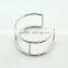China new silver jewelry bar setting bracelet wide silver bracelet for women