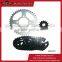 wave 100 125 motorcycle transmissions sprocket and chain sets