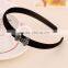 Hair Accessories Black Velvet with Butterfly Rhinestone Hairbands for Women Gift