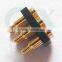 SMT two row 6pin pogo pin spring loaded pogo pin connector pitch 2.54mm