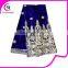 Fashion African Fabric Lace for Big Wedding/party CCL-8V032 Velvet Lace Fabric for Garments/dress