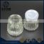 Fancy 100ml pudding glass bottle glass pudding jar with plastic cap                        
                                                                                Supplier's Choice