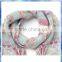 fluffy Fair isle owl pocket girls knitted scarf /trendy knitting scarf /knit winter scarf