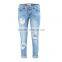 knee ripped slim fit jeans wholesale denim jeans JXA100