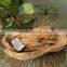 Natural And Eco-friendly Root Carving Wooden Plate for Decoration