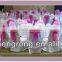 100% Polyester Colorful Wedding Used Customized Sized Organza Chair Sash