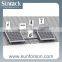 Roof mounting system pv panel rack tin roof