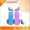 700ml flip carabiner top sport plastic drinking bottle