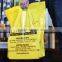 rigid handle plastic bags&pp handle bag&printed handle bags