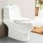 Siphonic jet flush One-piece toilet