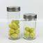 Classical Kitchen Use Glass Storage Jar with Metal Screw Lid