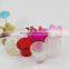 colorful mini glass candel holder