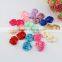 Cheap wedding decorative handmade ribbon rose flower factory wholesale artificial flower rose