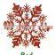 Wedding Accessory Clear Plastic Snowflake