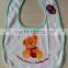 ecofriendly frabic 100% soft cotton baby bib