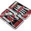 10 in 1 Stainless Steel Manicure Pedicure Ear pick Nail Clipper Set Care Products