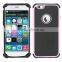 for iPhone6 plus 5.5" pc and silicone covers with football lines