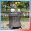 high quality ready made hot sale patio rattan coffee chair table set