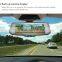 Mirror Link rear view mirror monitor with navigation app synchronization with IOS/Android device and backup camera display