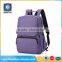 Factory direct price comfortable soft purple 600d diaper bag backpack baby