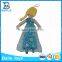 Plush stuffed human snow queen doll for girl