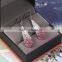 Mexican classical hot selling 3161 stainless steel pink rhinestone hanging earrings