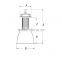 AL/PC cover hanging led lights highbay light100w 120w 150w