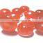 AAA Chinese Orange Cats Eye Stylist Roundel Big Hole Beads