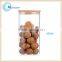 airtight glass container food storage jar with bamboo lid manufacturers