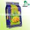 Food Industrial Use Color Printing Side Gusset Plastic Packaging Bag for Dried Fruit Chips With Handle Hole