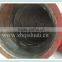 Abrasion resistant hardfacing pipe