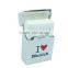Aluminum cigarette case with printed design