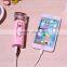 SKINEAT Nano Handy Mist Spray Mini Beauty Instrument With USB Power Bank Pearl Pink Atomization Facial Mister Humectant Steamer