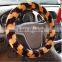 Fashion Winter Colorful Velvet Universal Car Steering Wheel Cover
