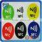 Round Size 30mm Diameter NFC Sticker With Printing And Encoding