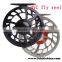 Large arbor cork drag aluminum cnc fly reels leichi
