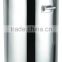 stainless steel storage tank with handle