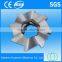 Square Rotor Blades With sharp cutting bevel