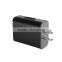 New 2 port QC2.0 USB Wall Charger travel Adapter Intelligent Detect & Fast Charging,black