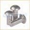Factory supply best price galvanized flat head long solid rivet
