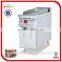 Stainless steel commercial frying machine with thermostat in Guangzhou (GF-72A)