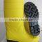 Black safety boots with reflective strip