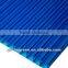 6mm blue opaque colored industrial panel pc roofing lowes hollow polycarbonate sheet