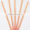 Copper Brass silver drinking straws, Stainless steel material