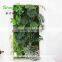 SJLJ013338 artificial plant wall / fake plastic green wall for wall decoration