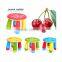 Wholesale Colorful Folding Nursery Furniture Kindergarten Pre School Stackable Cheap Plastic Kid Chair