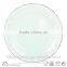 embossed solid color ceramic salad plate