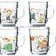 6oz 8oz 9oz 10oz 12oz glass kids mug glass milk mug children glass set