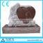 Traditional marble angel etching headstone