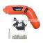 High Quality Wholesale Mini Plastic Rechargeable Electric Screwdriver